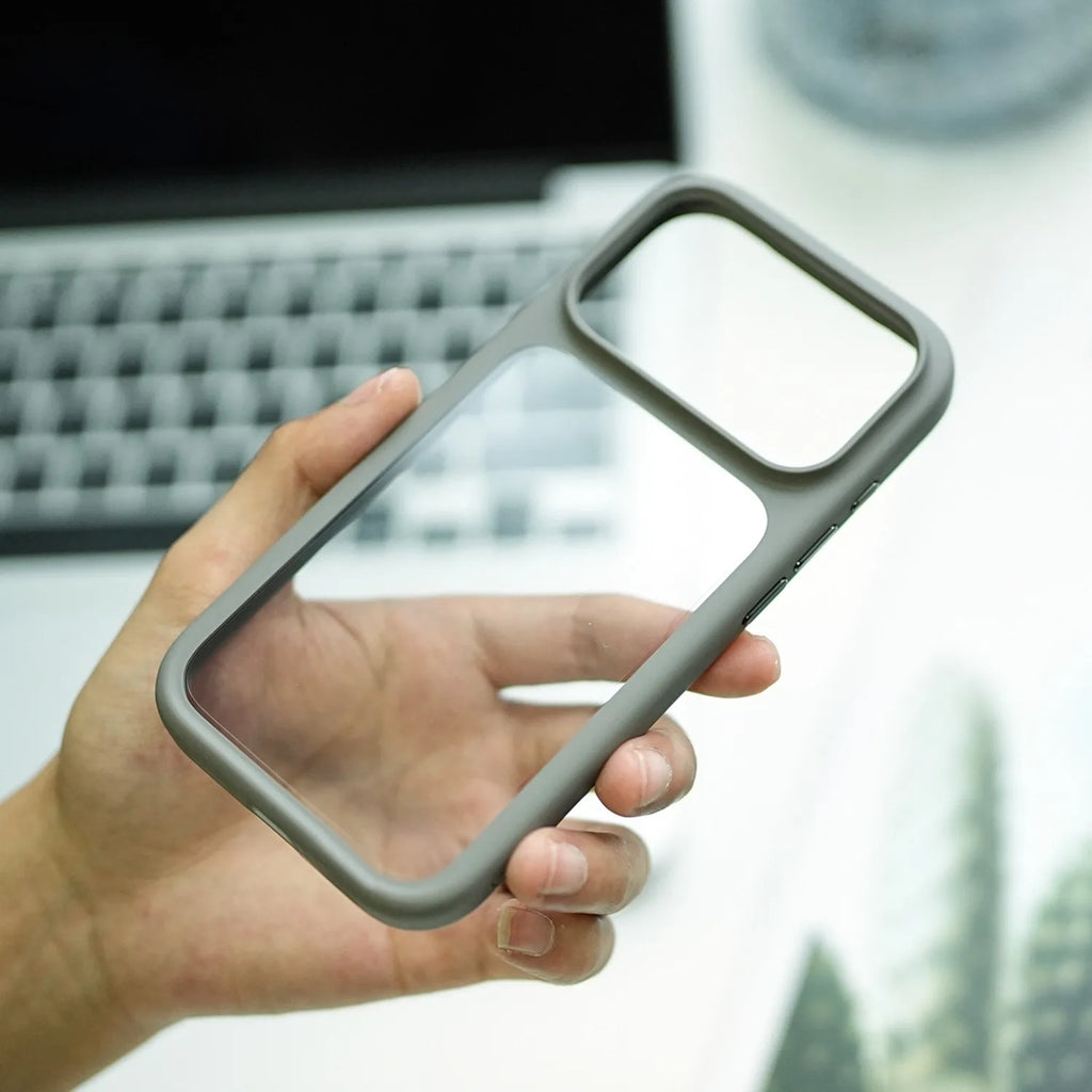 With Camera Control Button Transparent Magsafe Case for iPhone 17 16 15 14 Pro Max Plus Clear PC TPU Cover for iPhone 17 Air