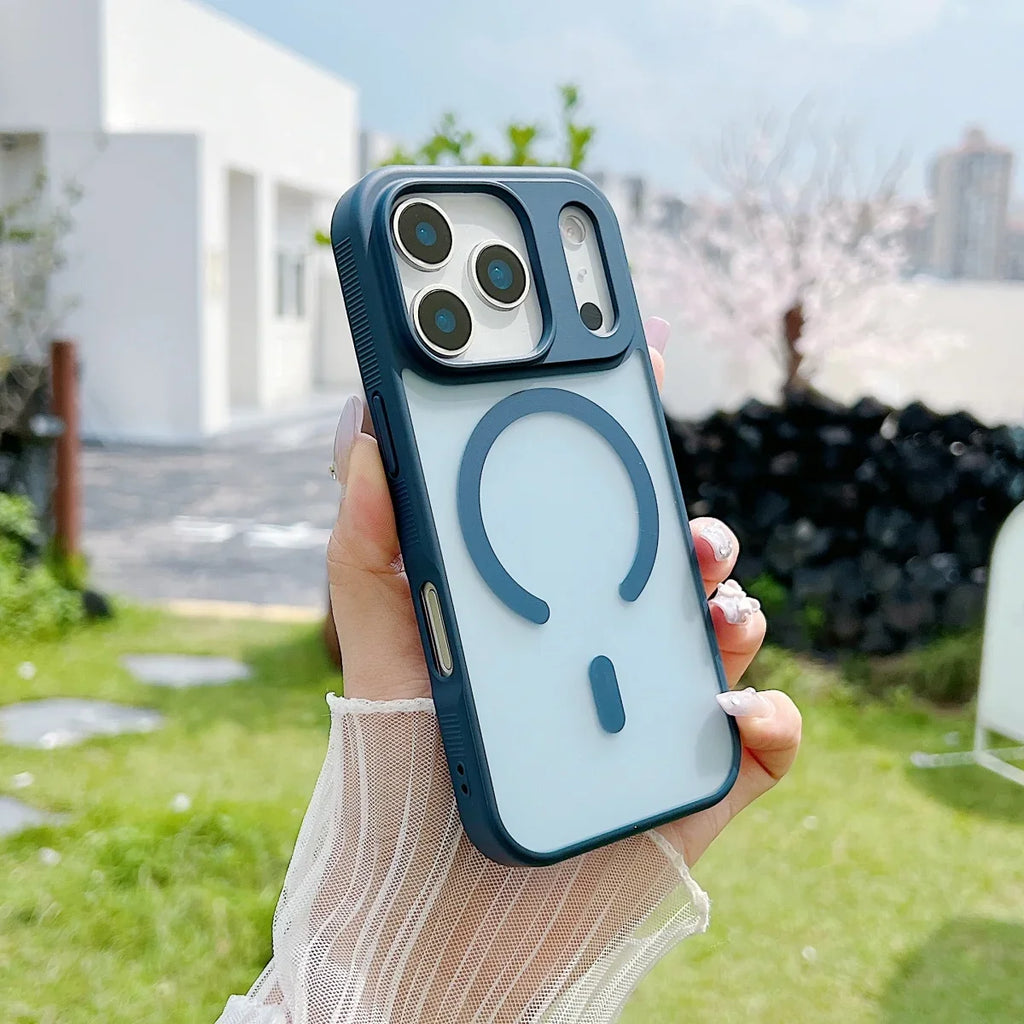 Matte Translucent Magnetic Case iPhone 17 Pro Max