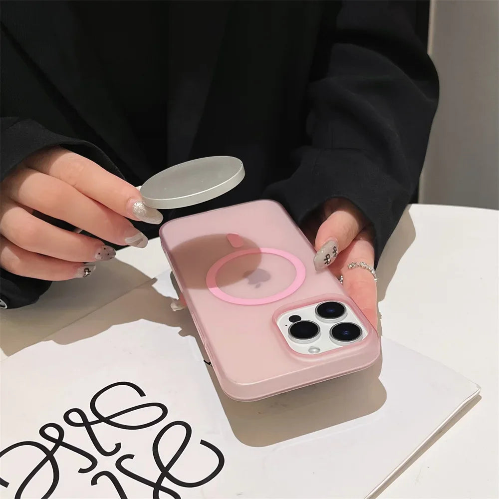 Matte Translucent Magsafe Case