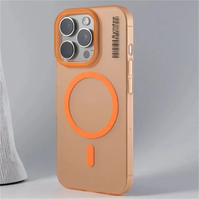 Frosted Barcode MagSafe iPhone Case