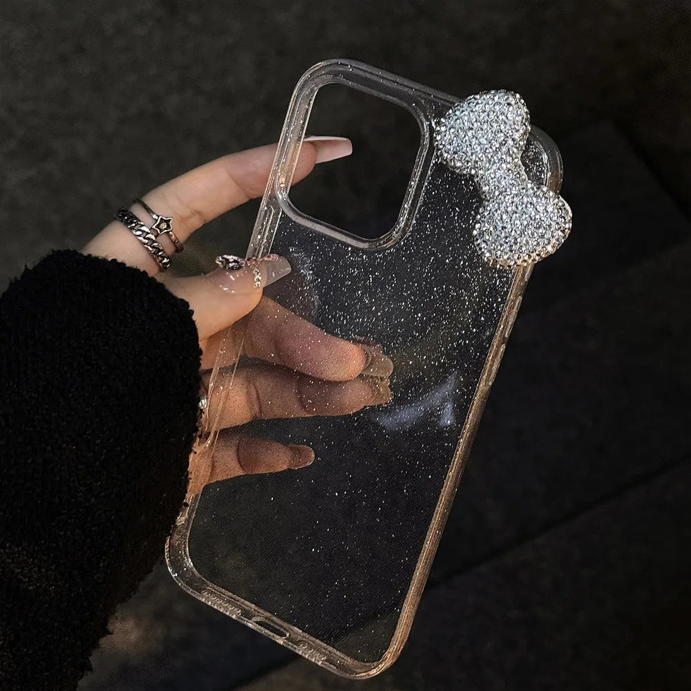 3D Bling Bow iPhone Case