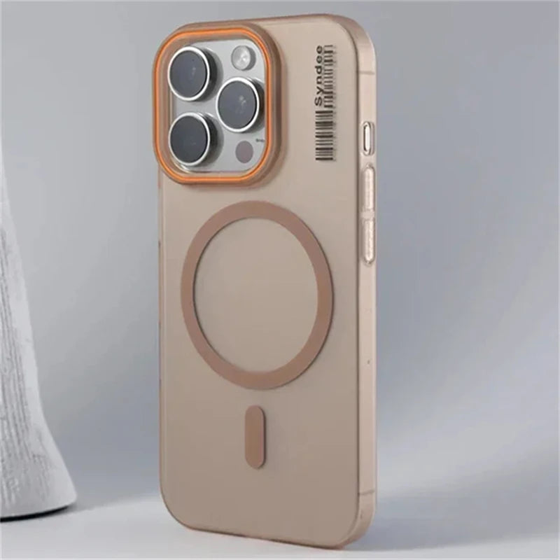 Frosted Barcode MagSafe iPhone Case