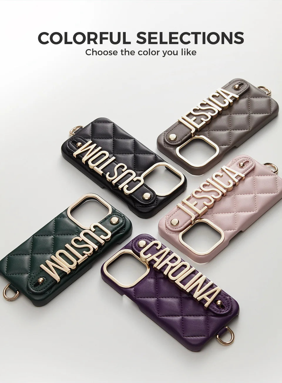 Leather Lanyard iPhone Case