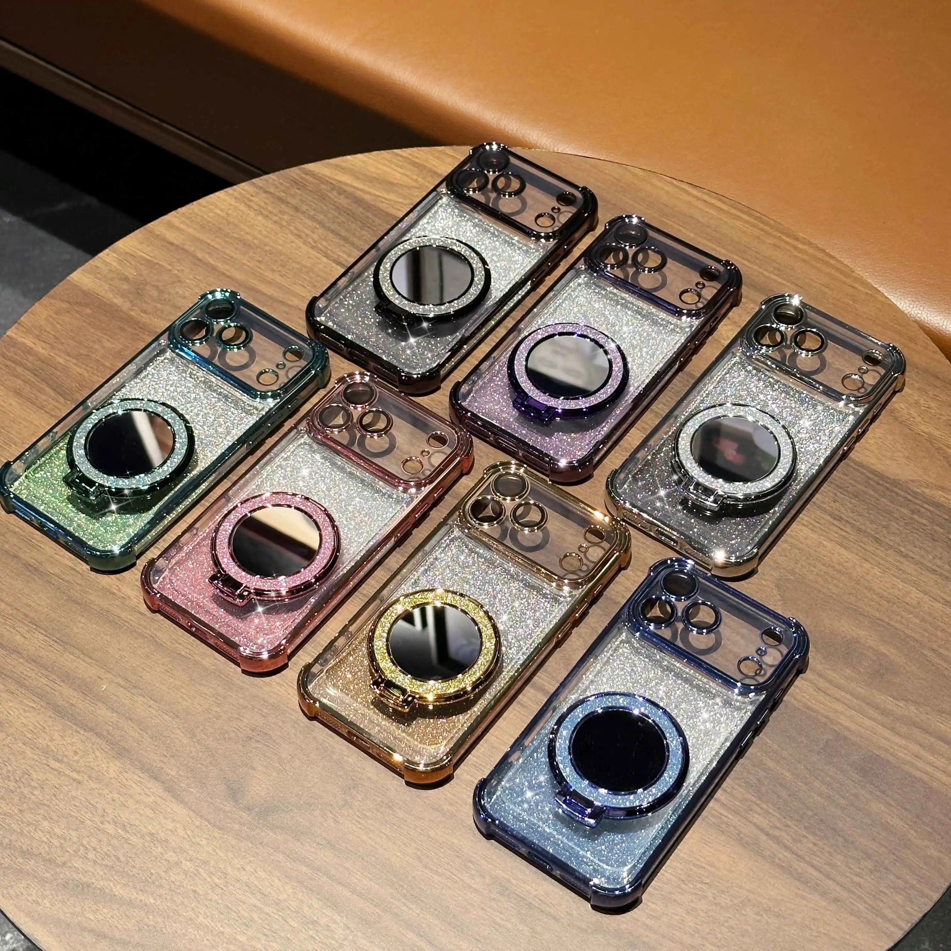 Fashion Glitter Mirror Magnetic Case iPhone 17