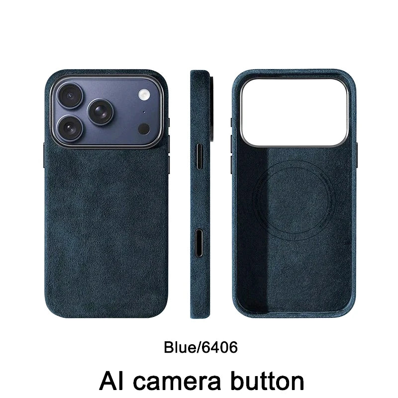 Alcantara Magsafe Magnetic Case iPhone 17 Pro Max