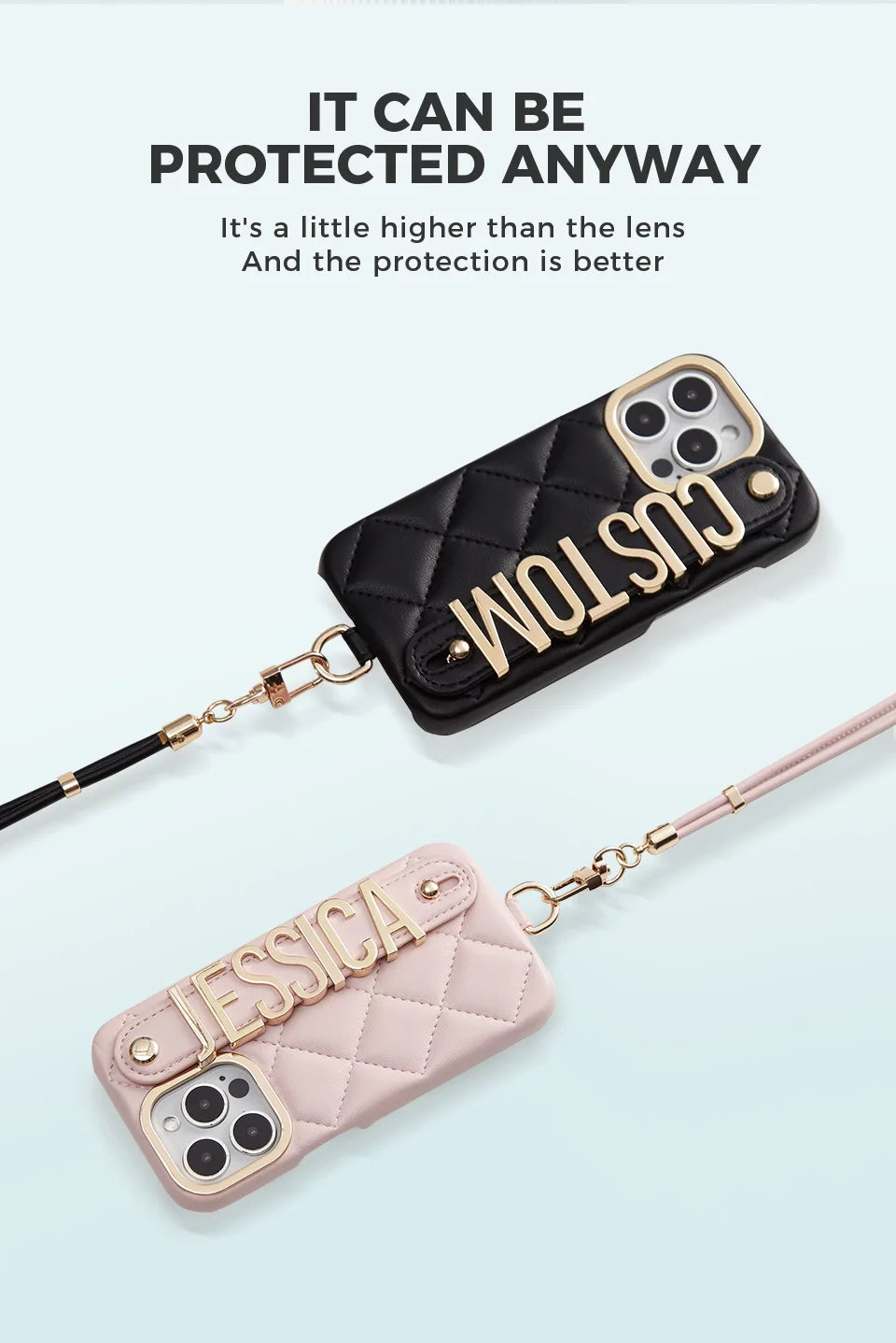 Leather Lanyard iPhone Case