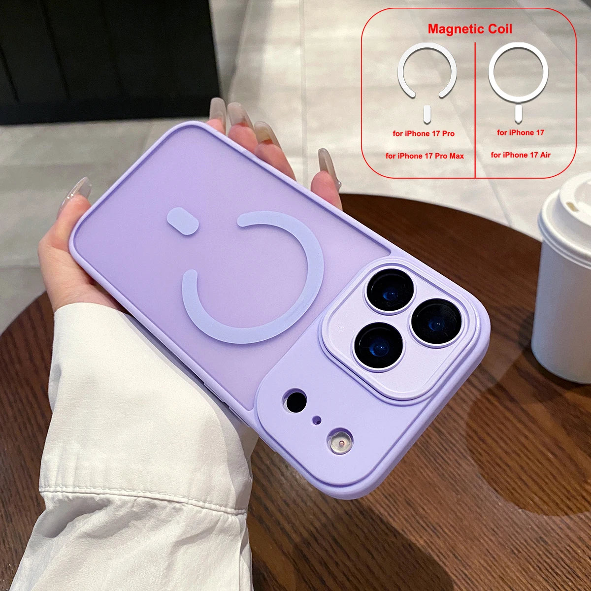 Magnetic Clear Shockproof Case iPhone 17 Pro Max