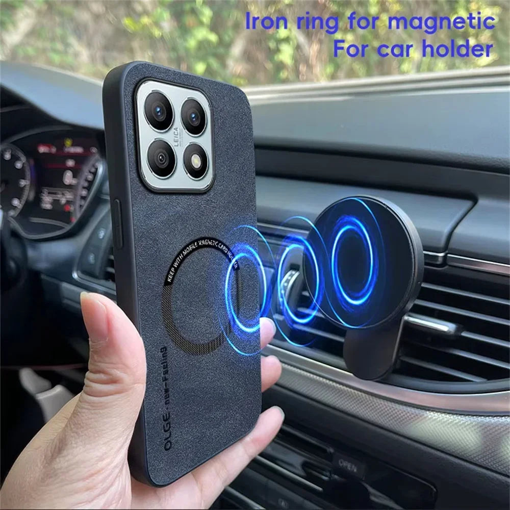 Sheepskin Leather Xiaomi Case