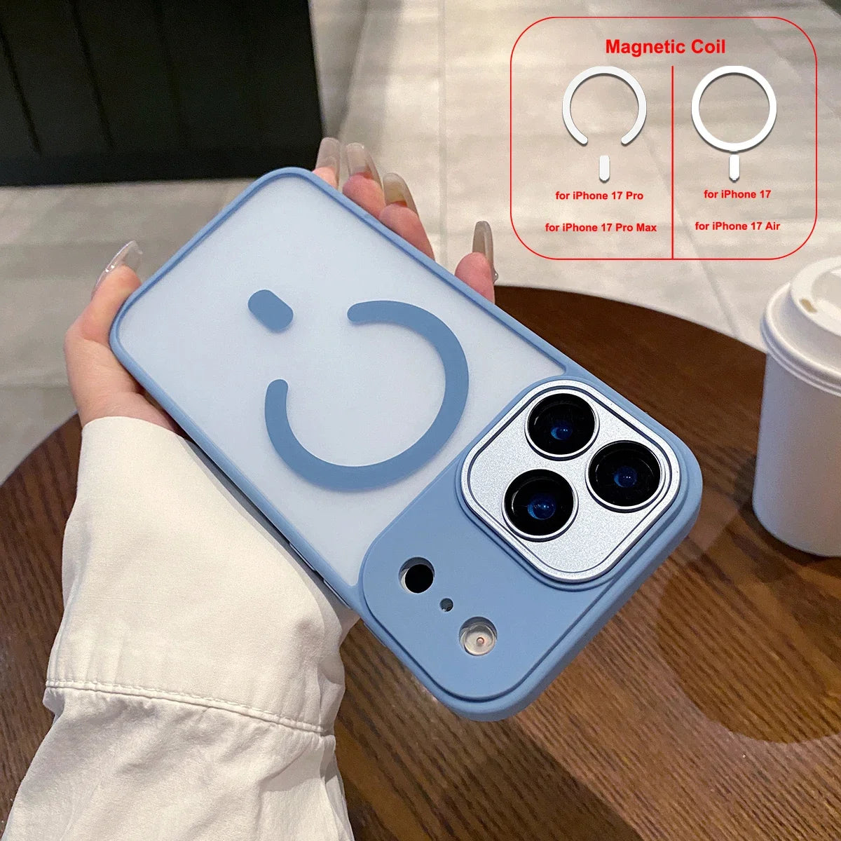 Magnetic Clear Shockproof Case iPhone 17 Pro Max