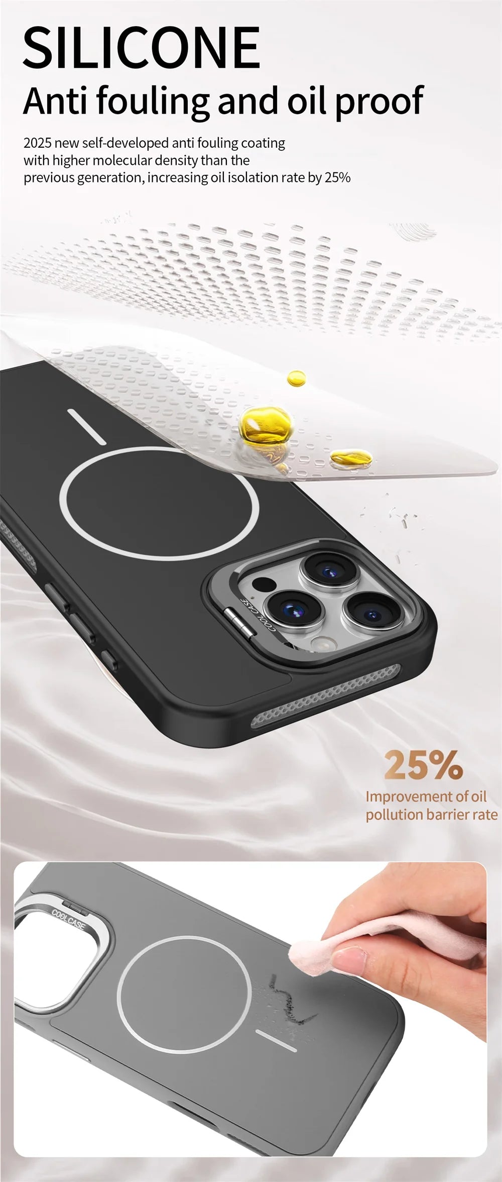 Liquid Silicone MagSafe iPhone Case