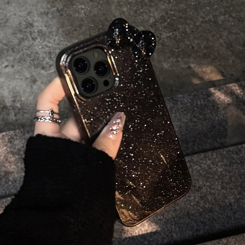 3D Bling Bow iPhone Case