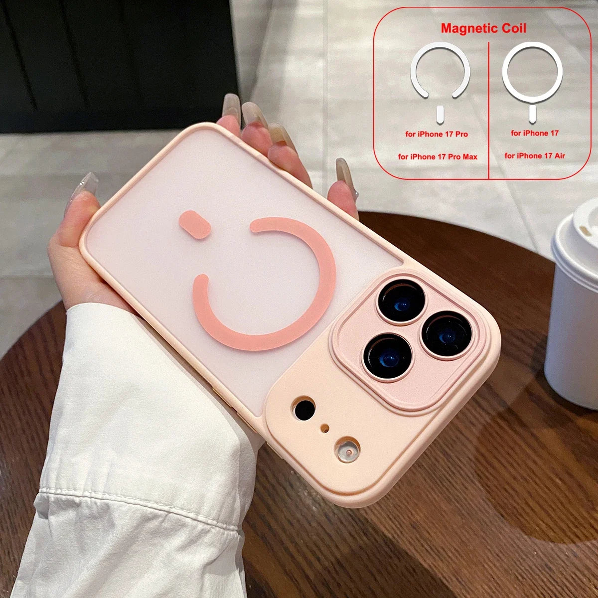 Magnetic Clear Shockproof Case iPhone 17 Pro Max