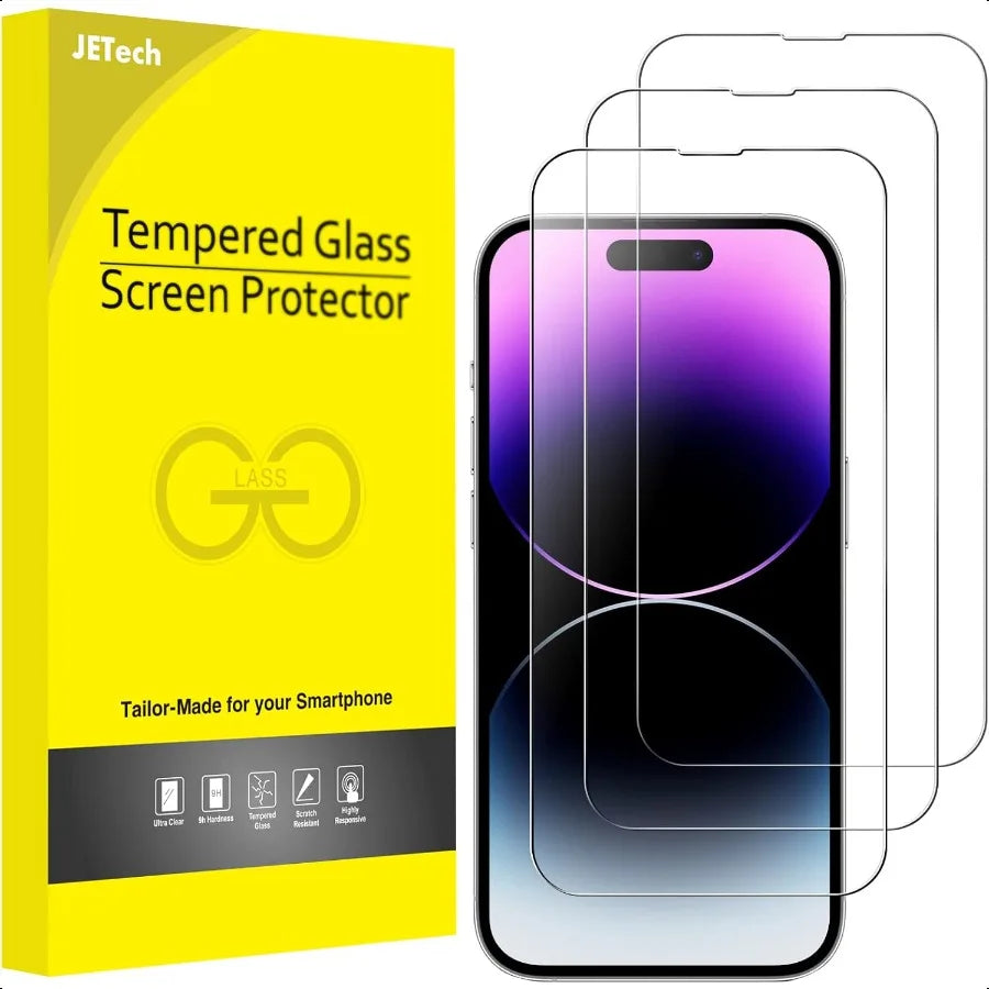 iPhone 14 Pro Tempered Glass (3-Pack)