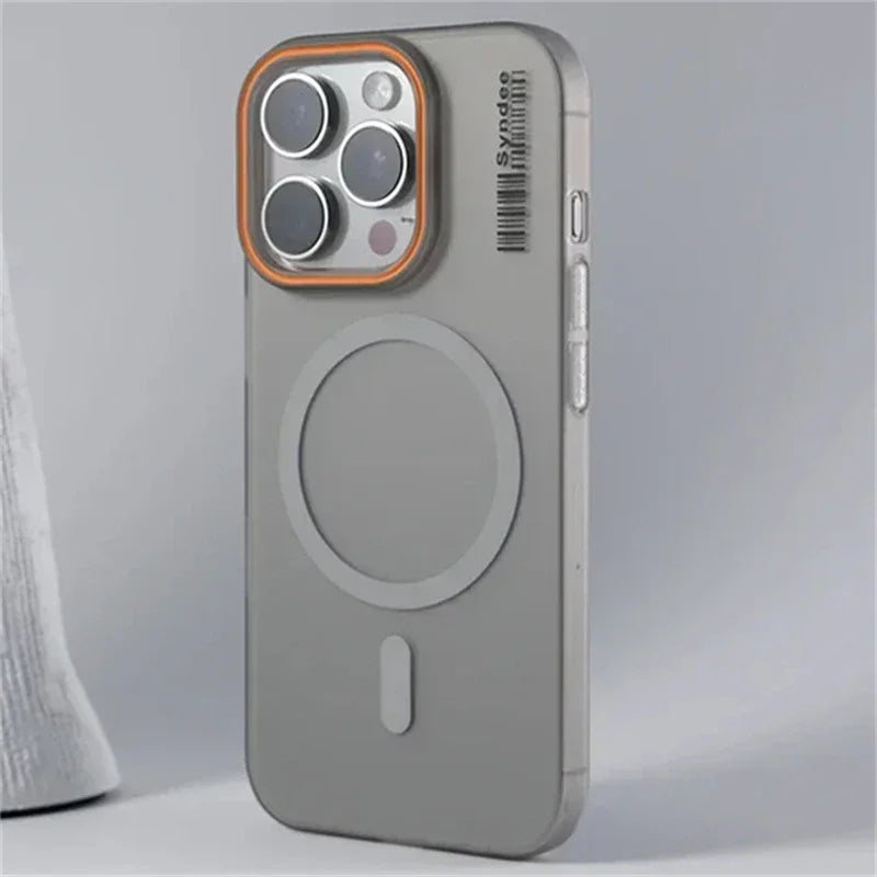 Frosted Barcode MagSafe iPhone Case