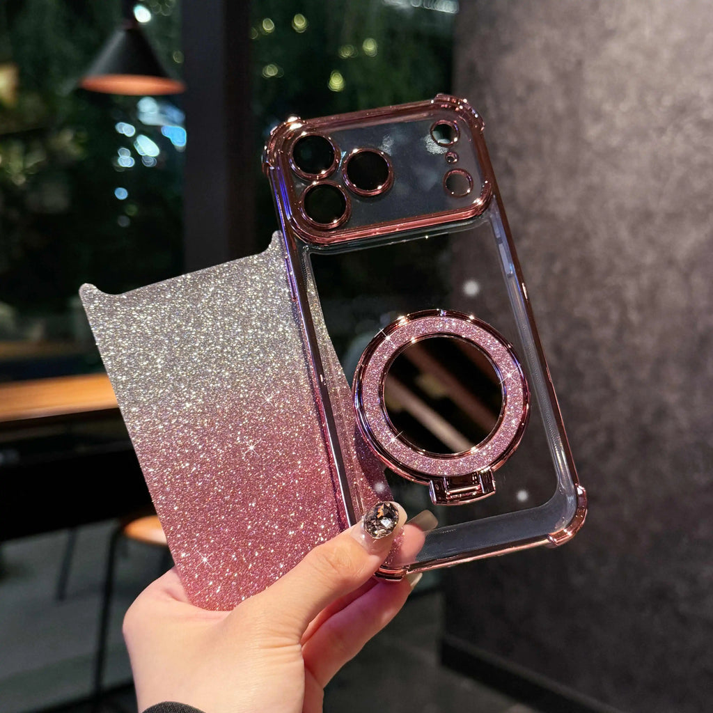 Fashion Glitter Mirror Magnetic Case iPhone 17