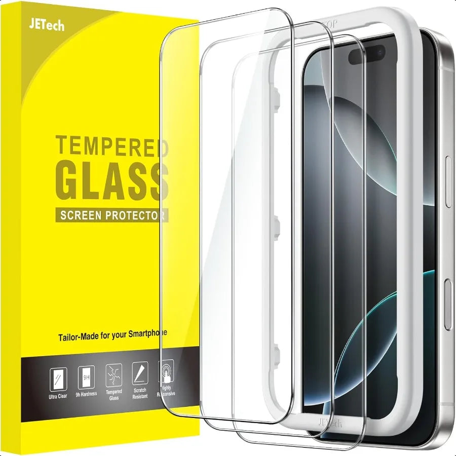 iPhone 16 Pro Tempered Glass (3-Pack)