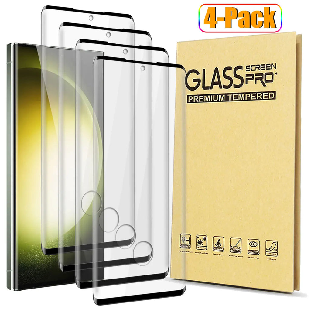 Samsung S23/S23+ Tempered Glass (4-Pack)