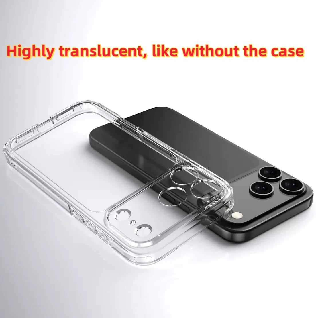 Transparent Shockproof TPU Case iPhone 17 Pro Max