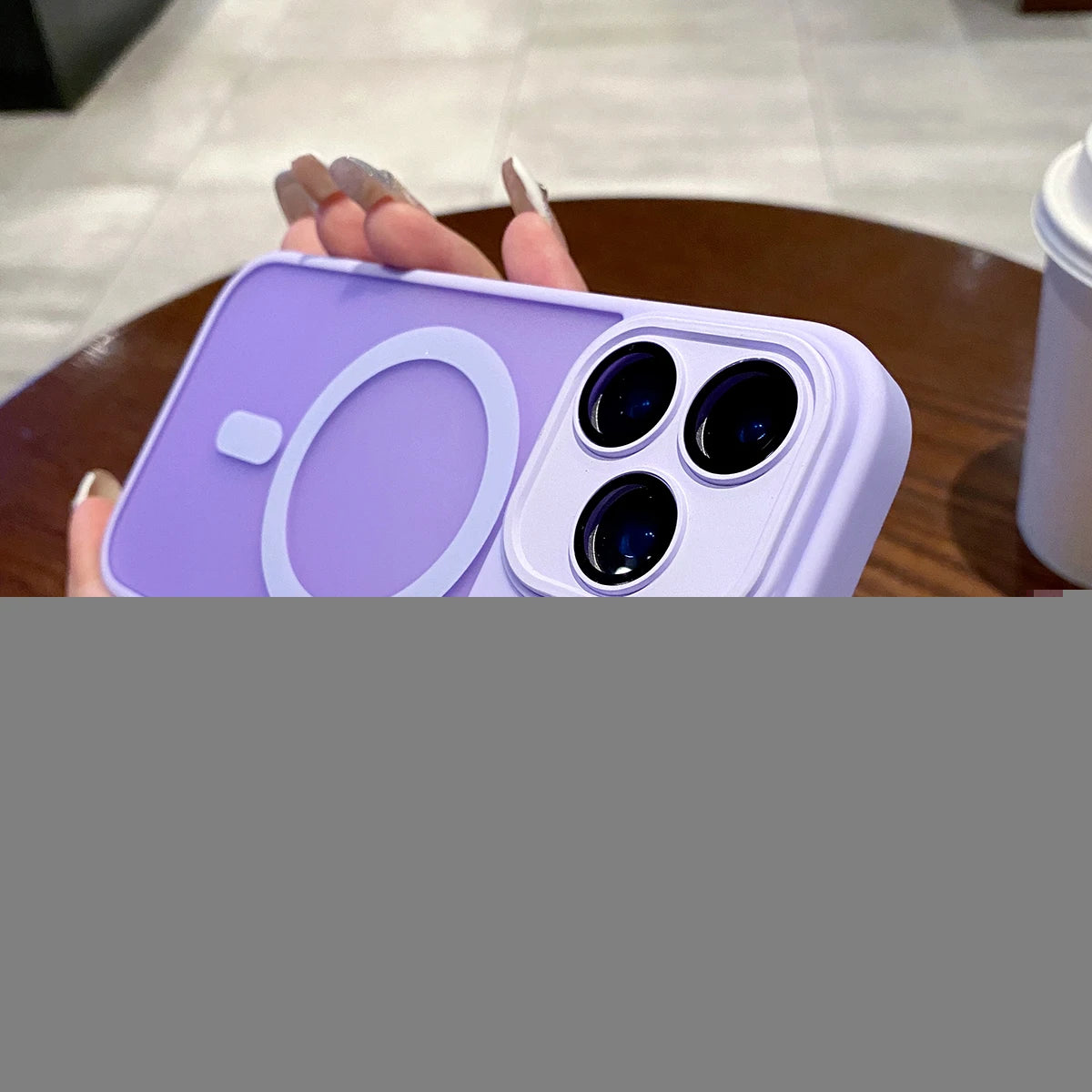 Magnetic Clear Shockproof Case iPhone 17 Pro Max