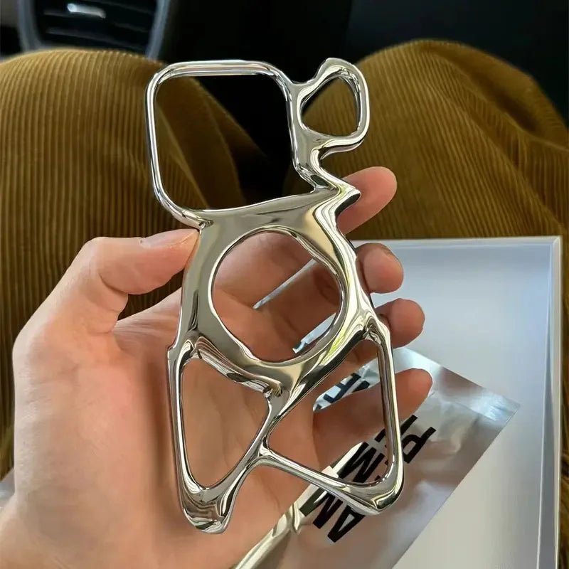 Electroplated Silver iPhone Case