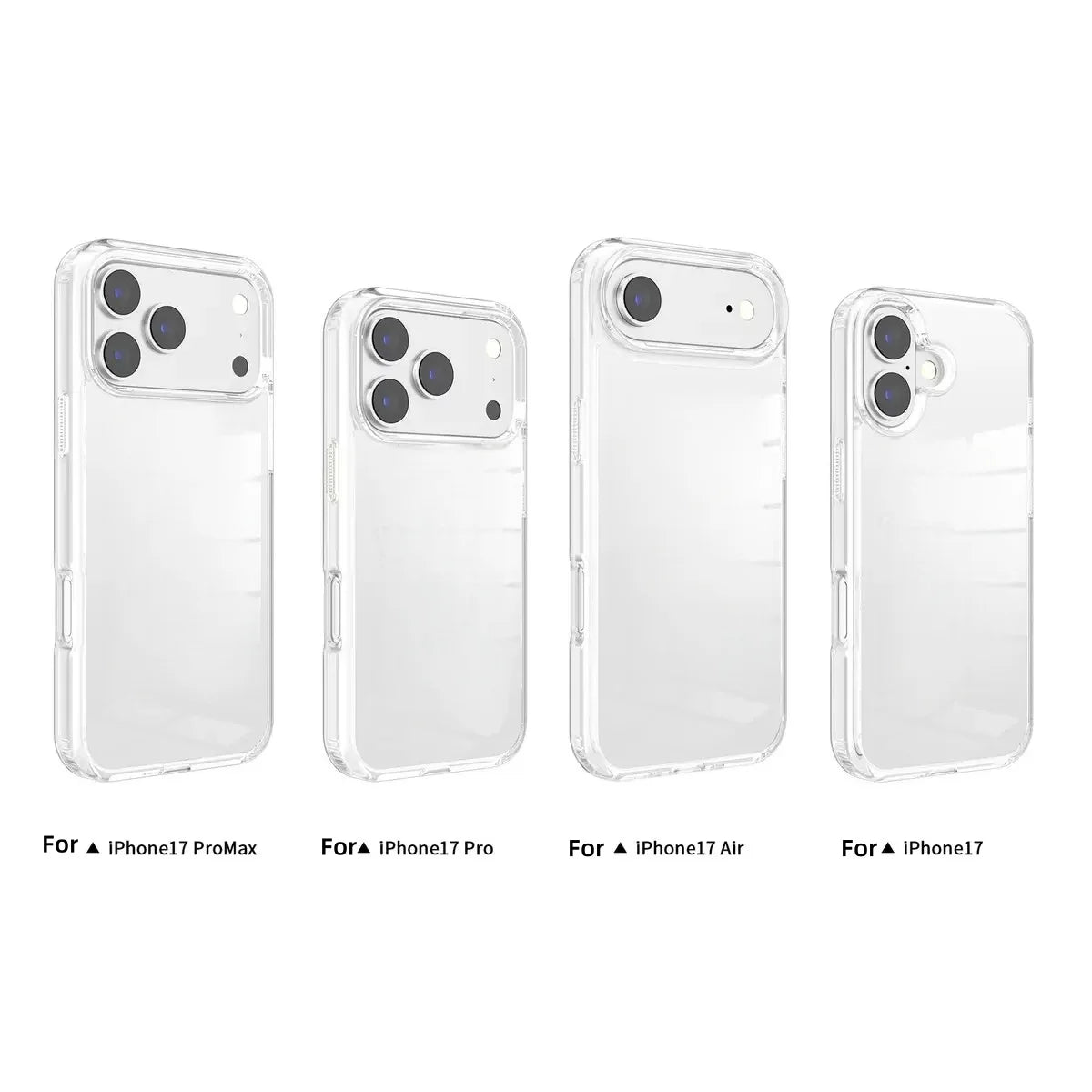 Transparent Shockproof TPU Case iPhone 17 Pro Max