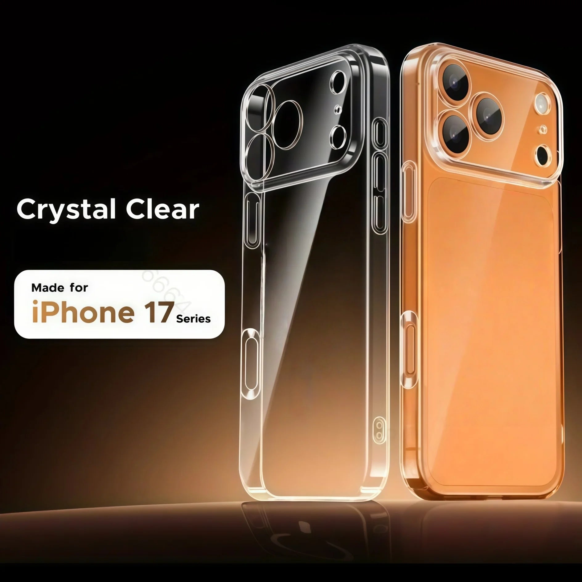 Transparent Shockproof TPU Case iPhone 17 Pro Max