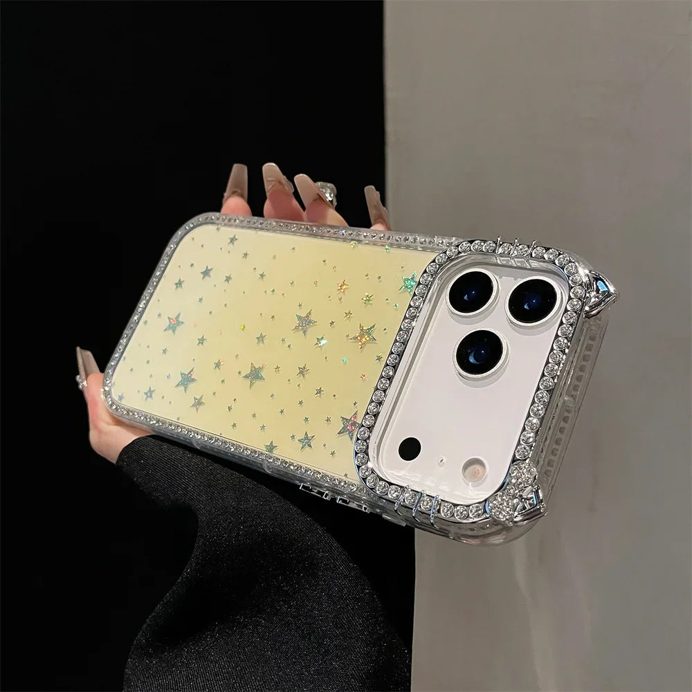 Glitter Cat Ears Glossy Case iPhone 17