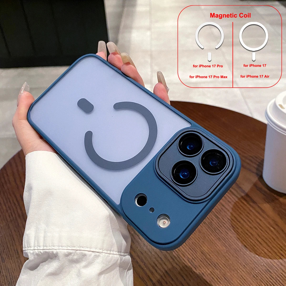 Magnetic Clear Shockproof Case iPhone 17 Pro Max