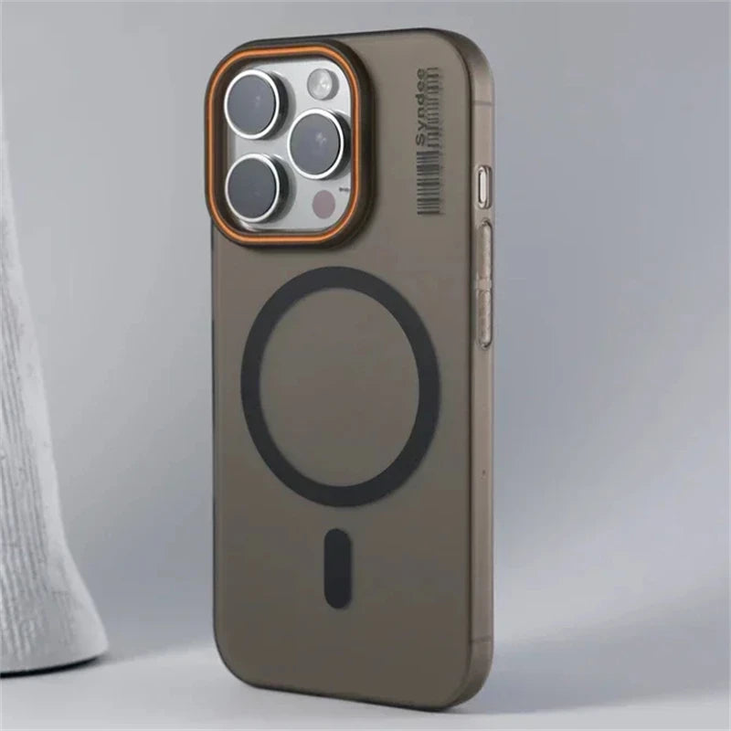 Frosted Barcode MagSafe iPhone Case