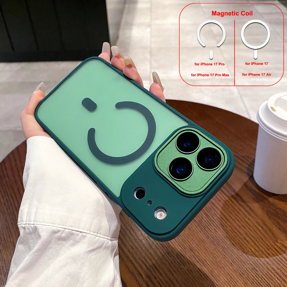 Magnetic Clear Shockproof Case iPhone 17 Pro Max