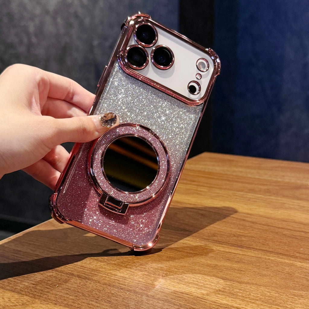 Fashion Glitter Mirror Magnetic Case iPhone 17
