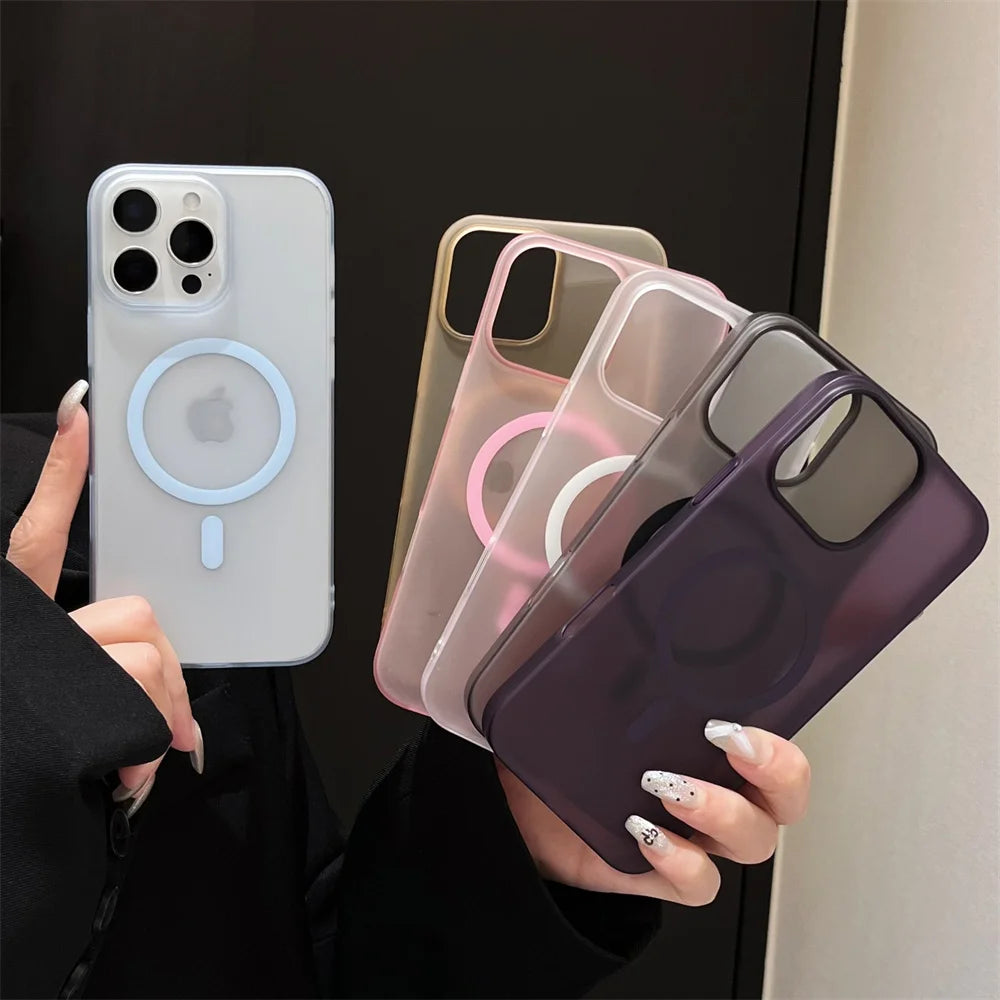 Matte Translucent Magsafe Case