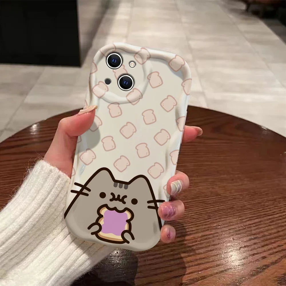 Funny Cat 3D Wave iPhone Case