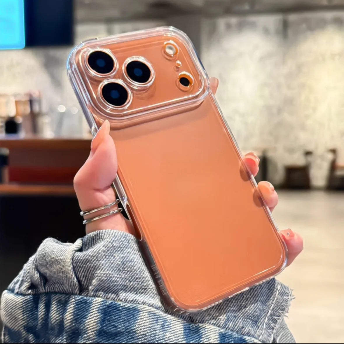 Transparent Shockproof TPU Case iPhone 17 Pro Max