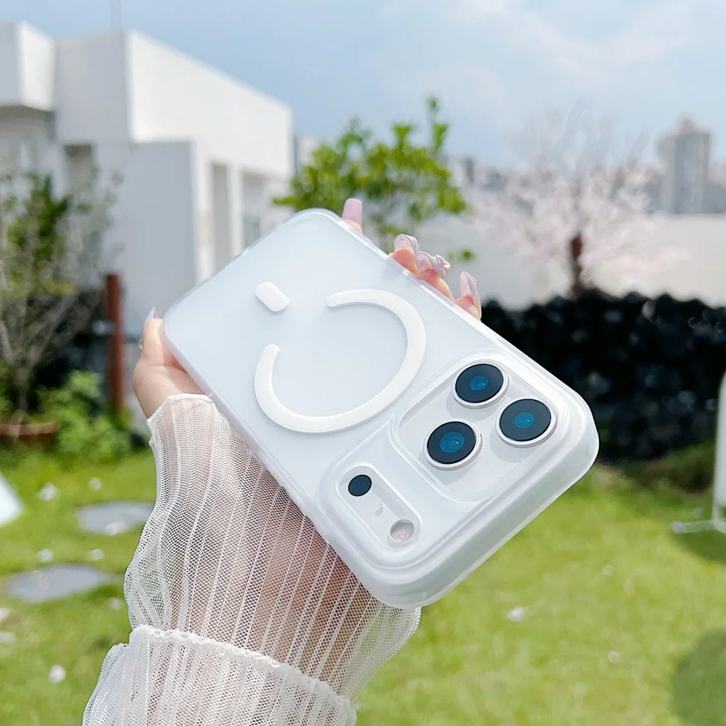 Matte Translucent Magnetic Case iPhone 17 Pro Max