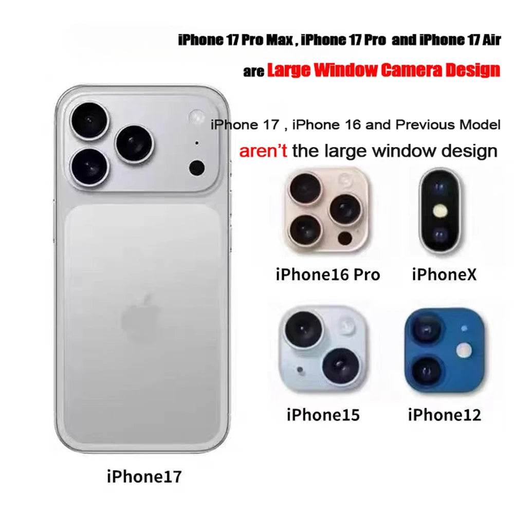 With Camera Control Button Transparent Magsafe Case for iPhone 17 16 15 14 Pro Max Plus Clear PC TPU Cover for iPhone 17 Air