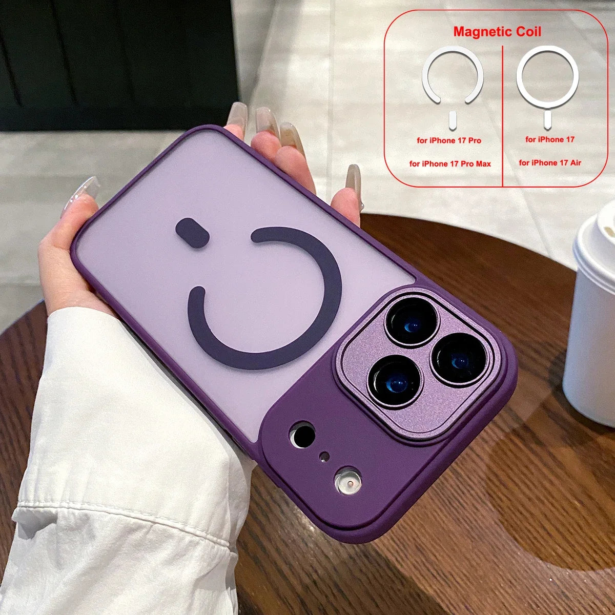 Magnetic Clear Shockproof Case iPhone 17 Pro Max