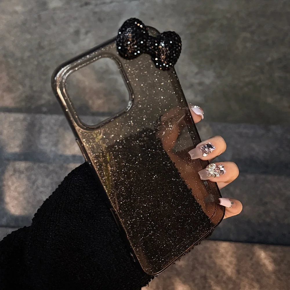 3D Bling Bow iPhone Case