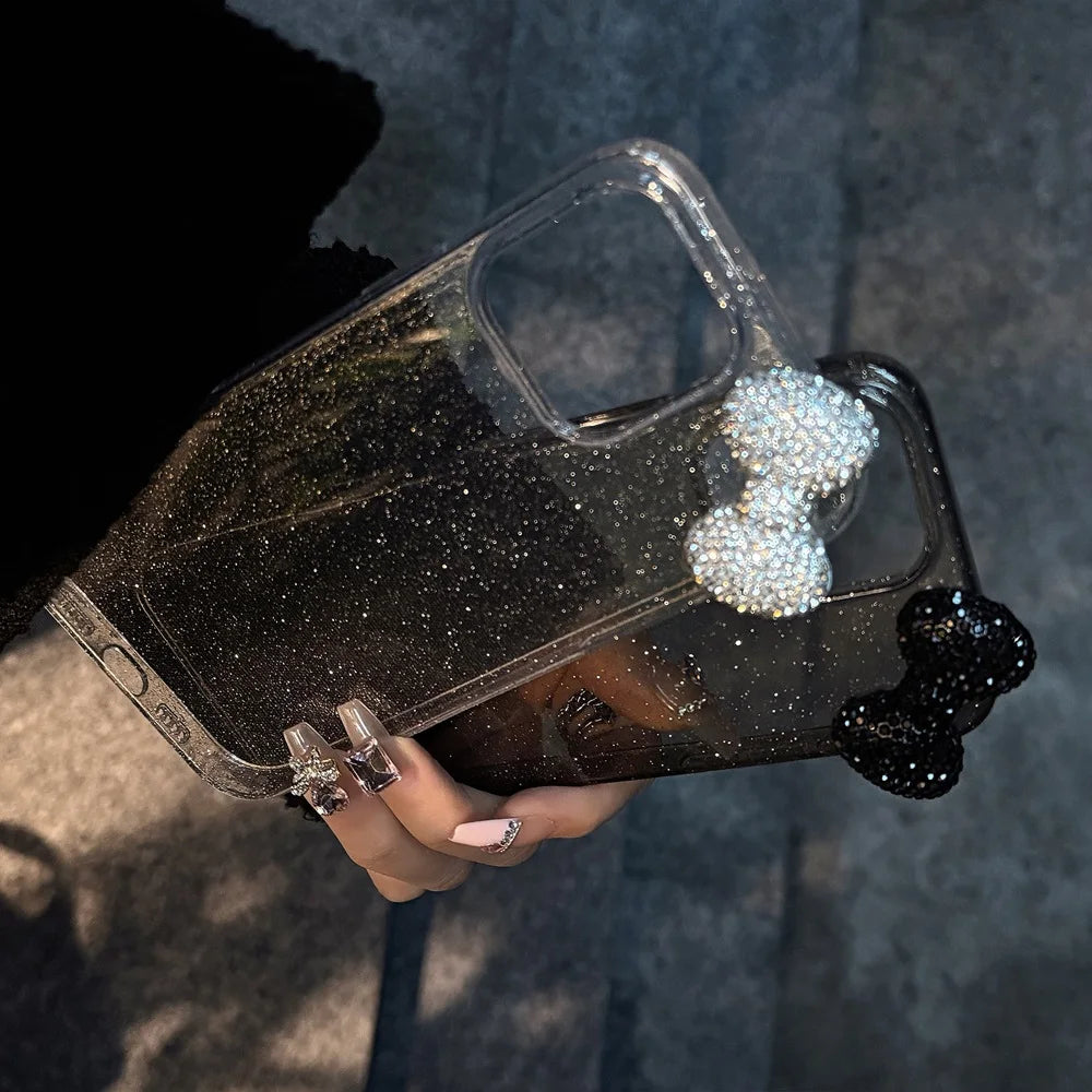 3D Bling Bow iPhone Case