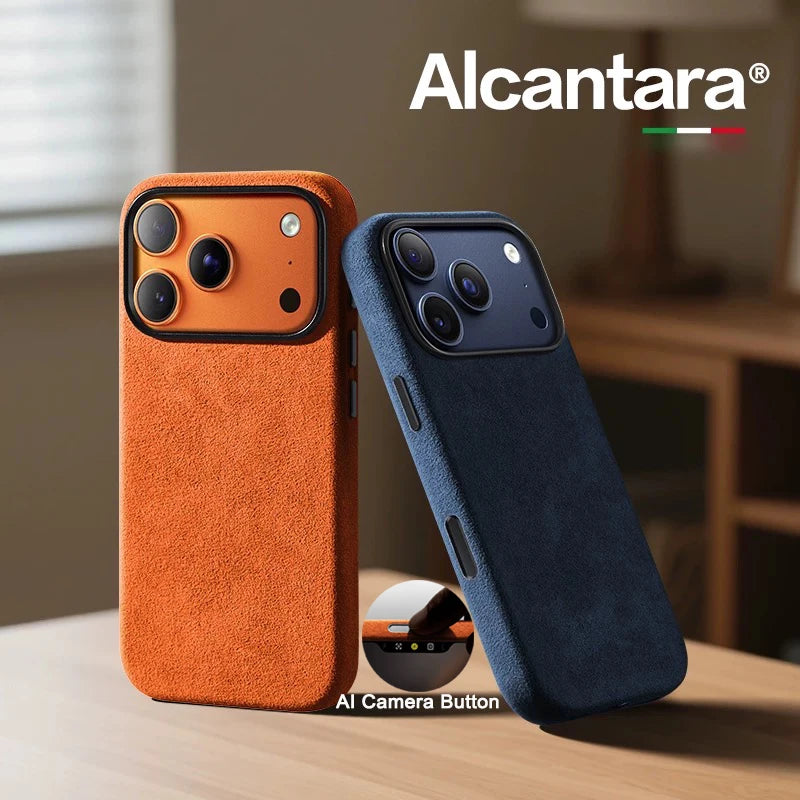 Alcantara Magsafe Magnetic Case iPhone 17 Pro Max