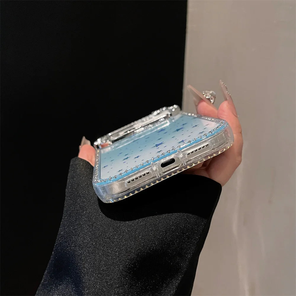 Glitter Cat Ears Glossy Case iPhone 17