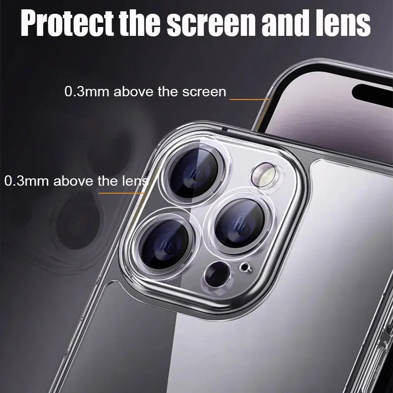 iPhone 13–17 Ultra-thin Clear Case