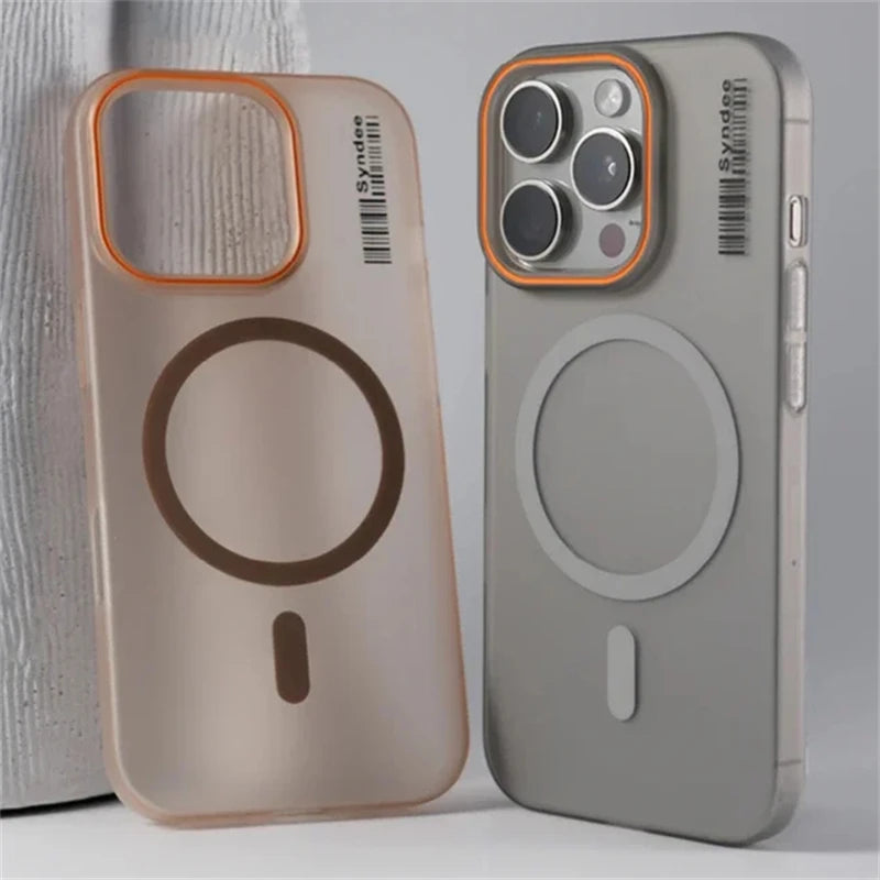 Frosted Barcode MagSafe iPhone Case