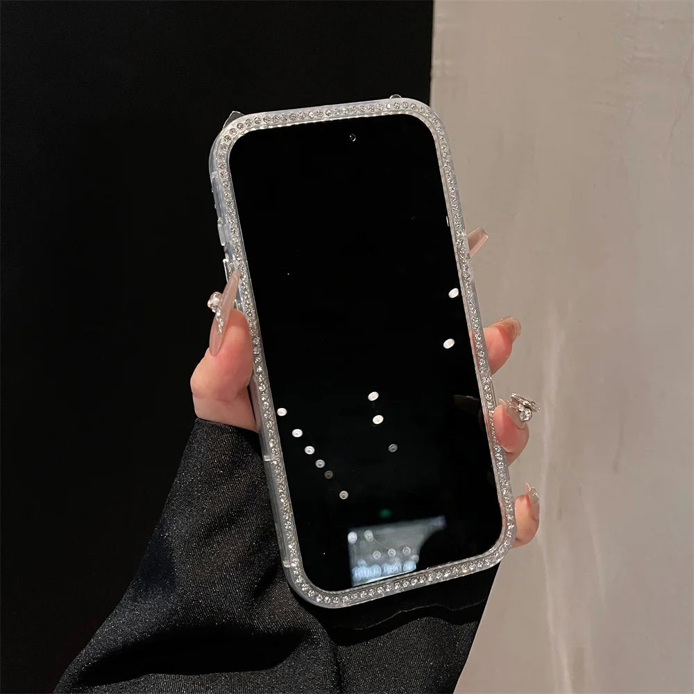 Rhinestone Cat Ears iPhone Case
