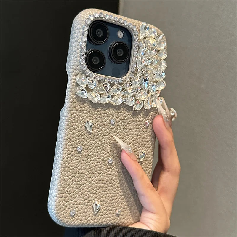 Lychee Leather iPhone Case