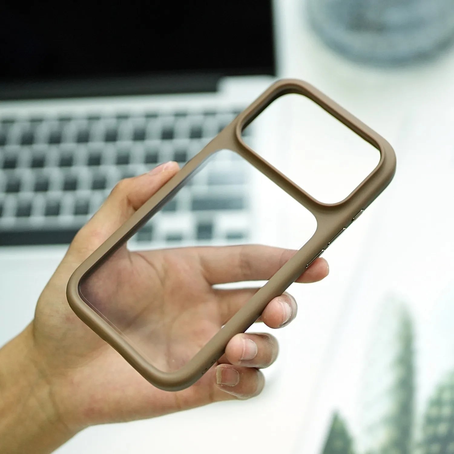 With Camera Control Button Transparent Magsafe Case for iPhone 17 16 15 14 Pro Max Plus Clear PC TPU Cover for iPhone 17 Air