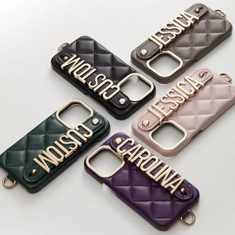 Leather Lanyard iPhone Case