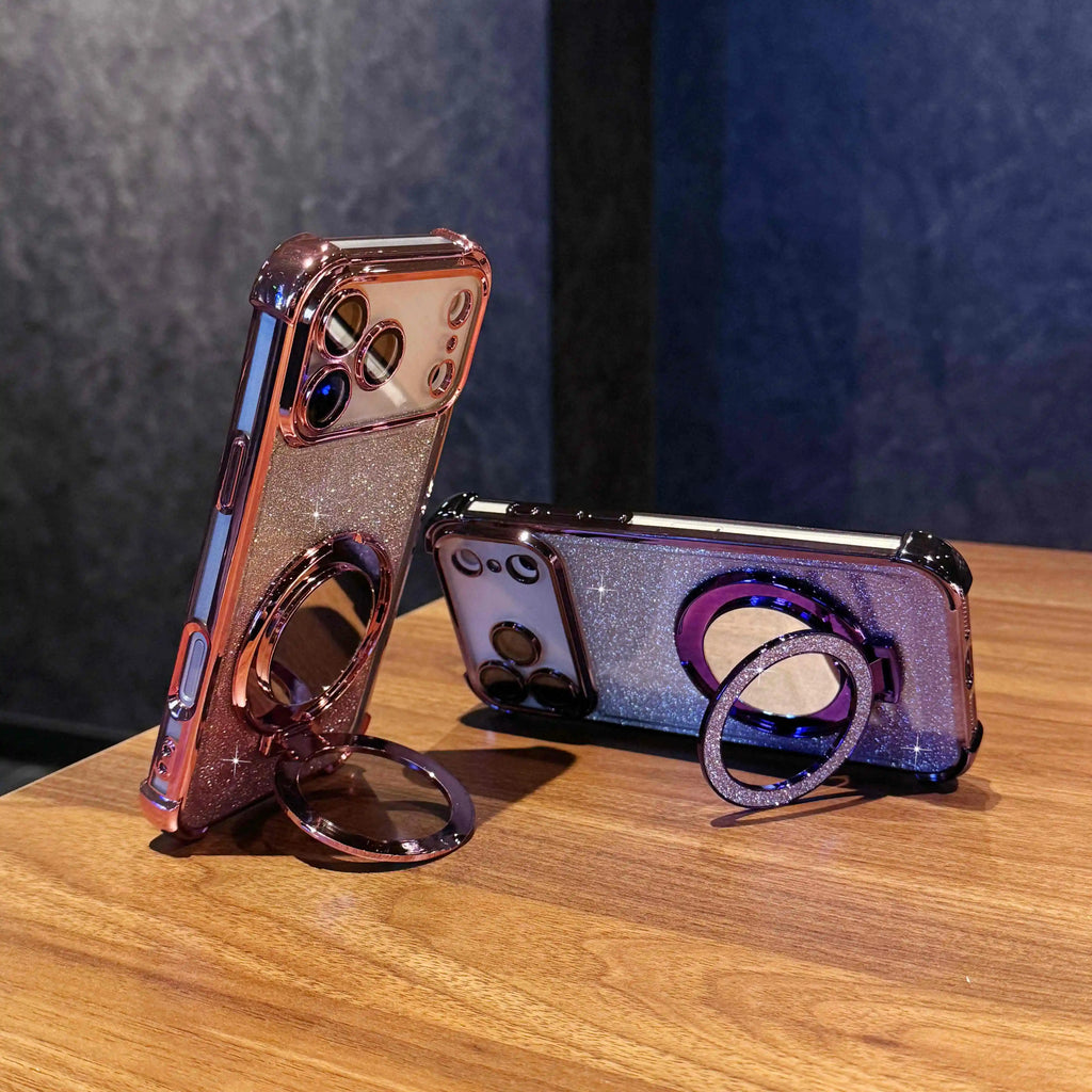 Fashion Glitter Mirror Magnetic Case iPhone 17