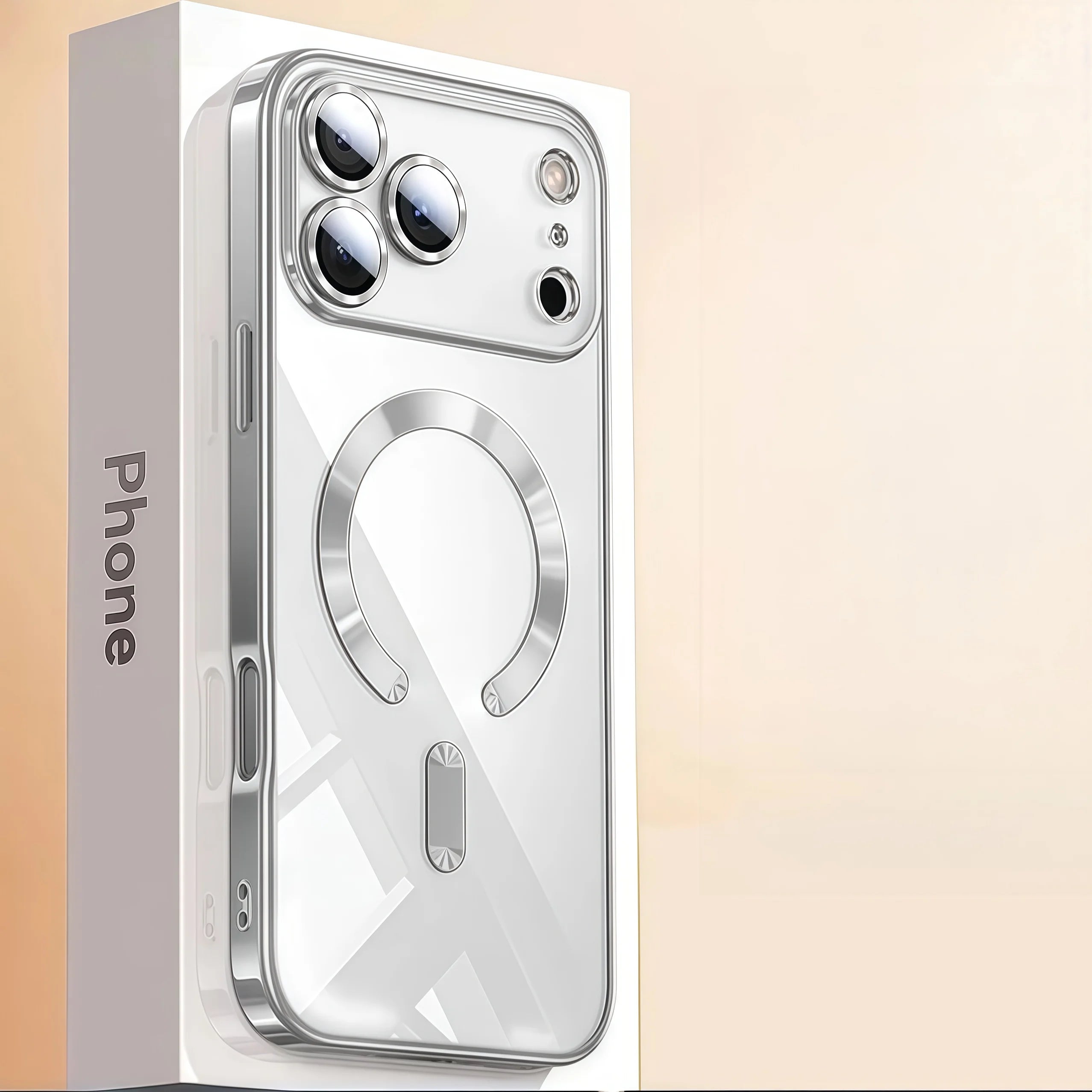 Camera Protection Plating Soft Case iPhone 17 Pro Max