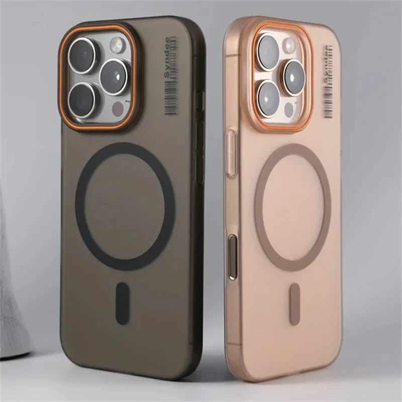 Frosted Barcode MagSafe iPhone Case
